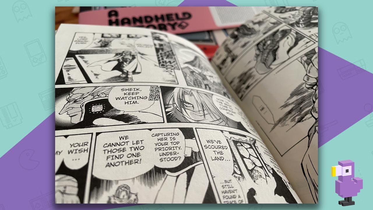 Zelda Sheik works alongside Ganon in the Ocarina of Time manga