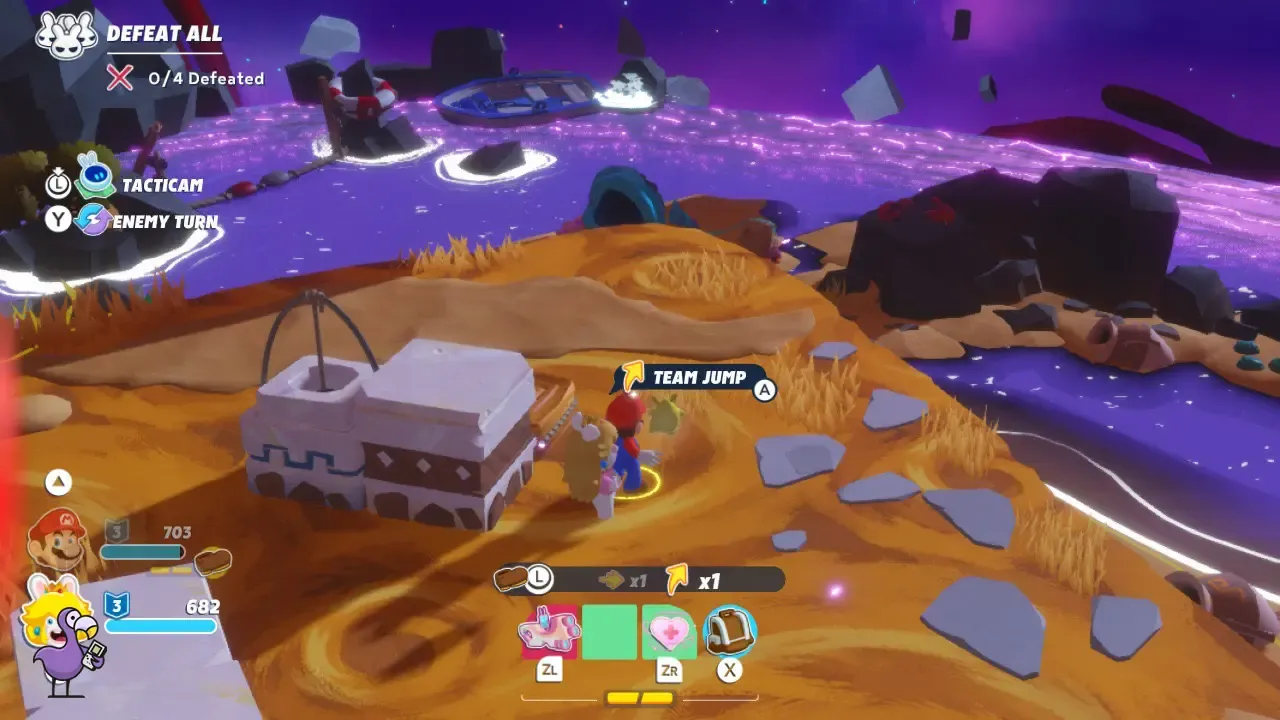 team jump mario rabbids sparks of hope