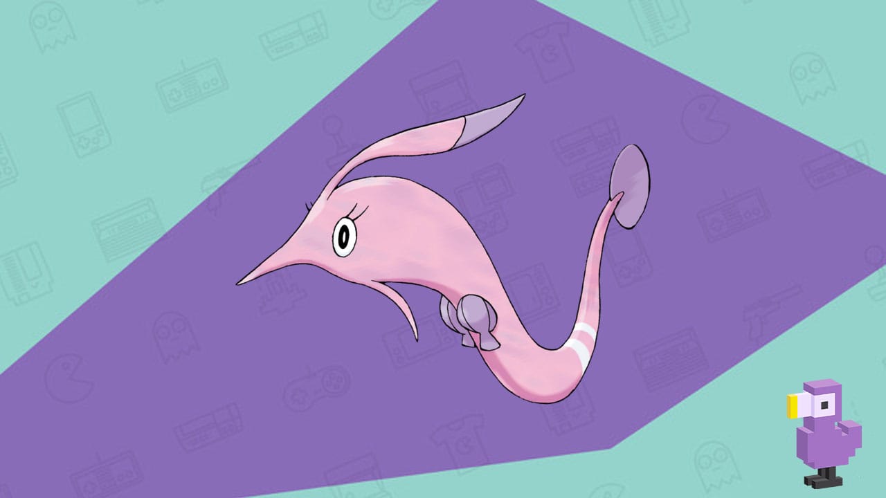 Gorebyss pink water fish themed Pokemon