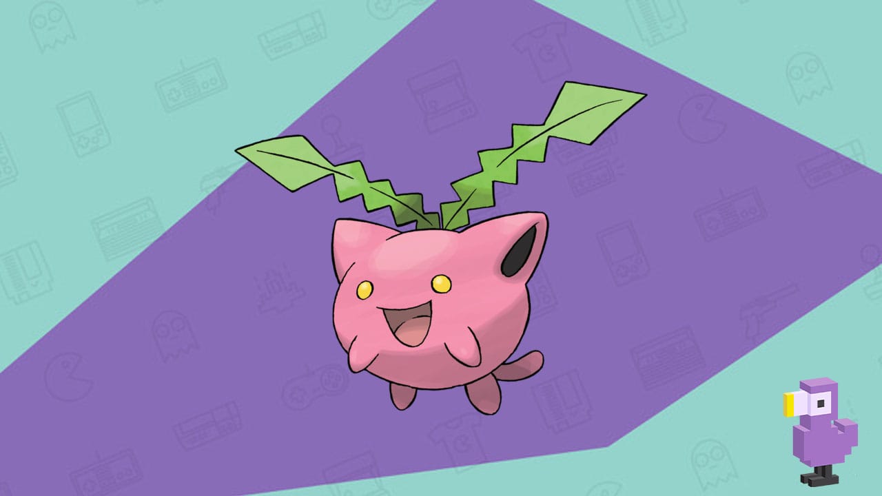 Hoppip - pink cottonweed Pokemon that looks a little like a fruit