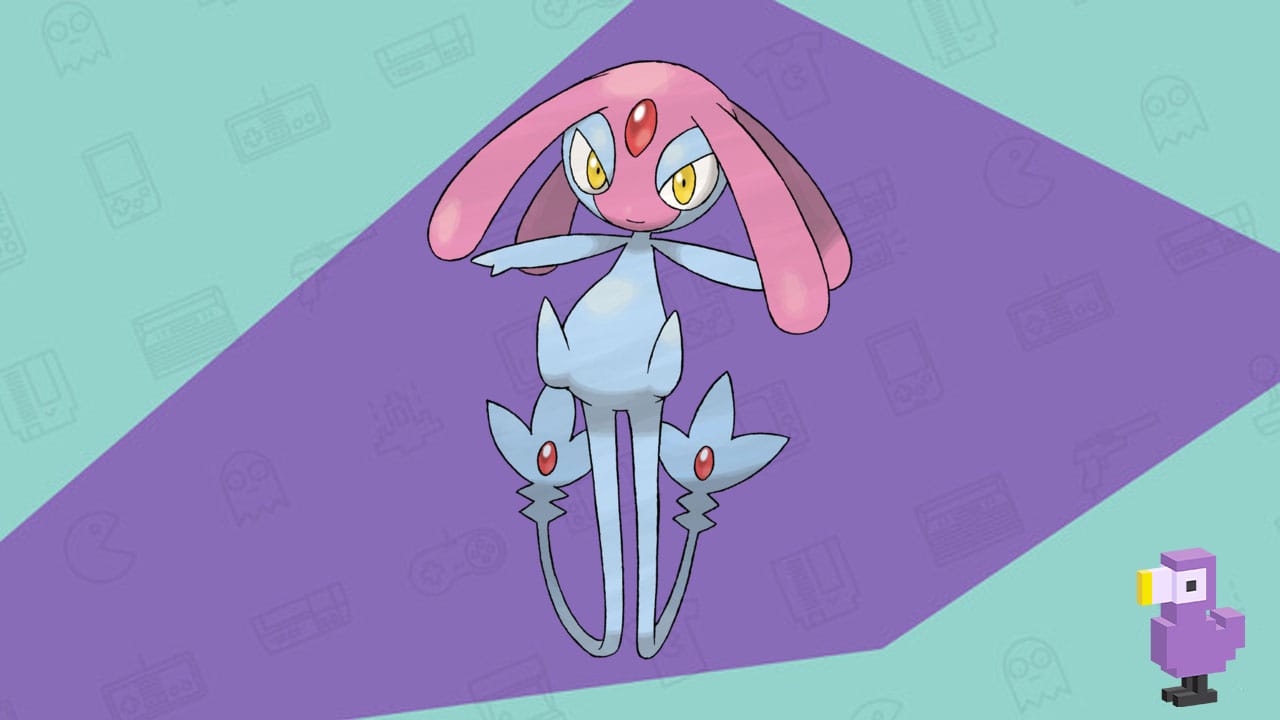 Mesprit - Psychic Pokemon with Pink face and hair