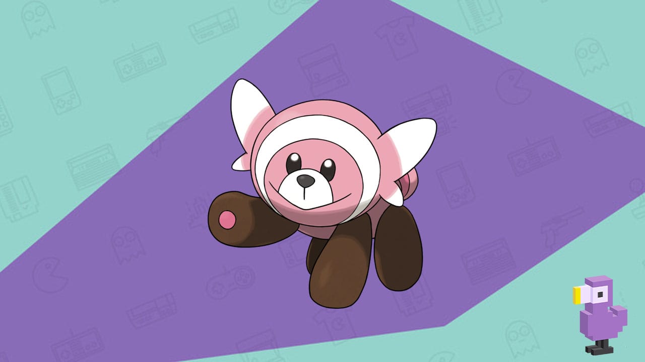 Stufful pink bear Pokemon