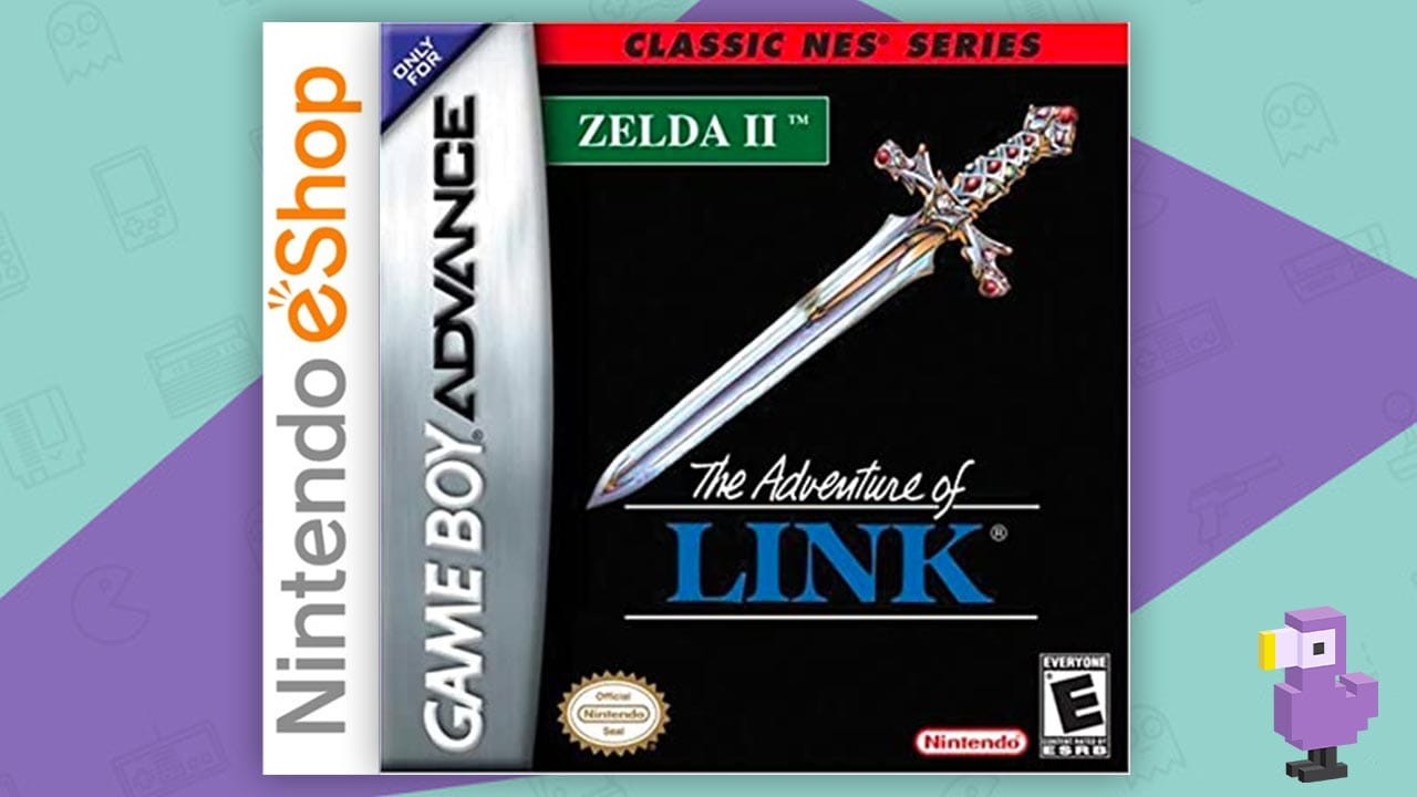 Zelda 2 the adventure of link game case