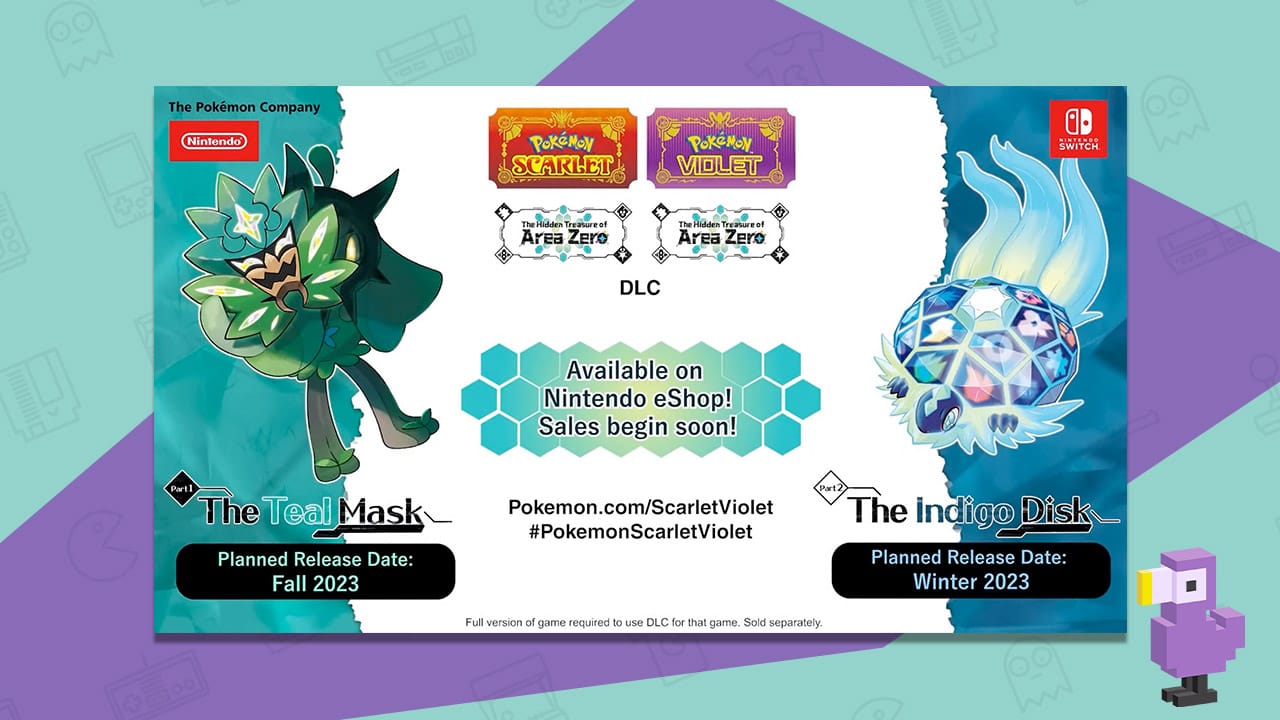 Pokemon Scarlet Violet DLC