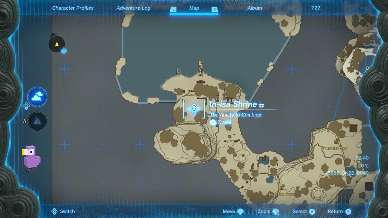 All The Great Sky Island Shrines In Zelda Tears Of The Kingdom In-isa Shrine map
