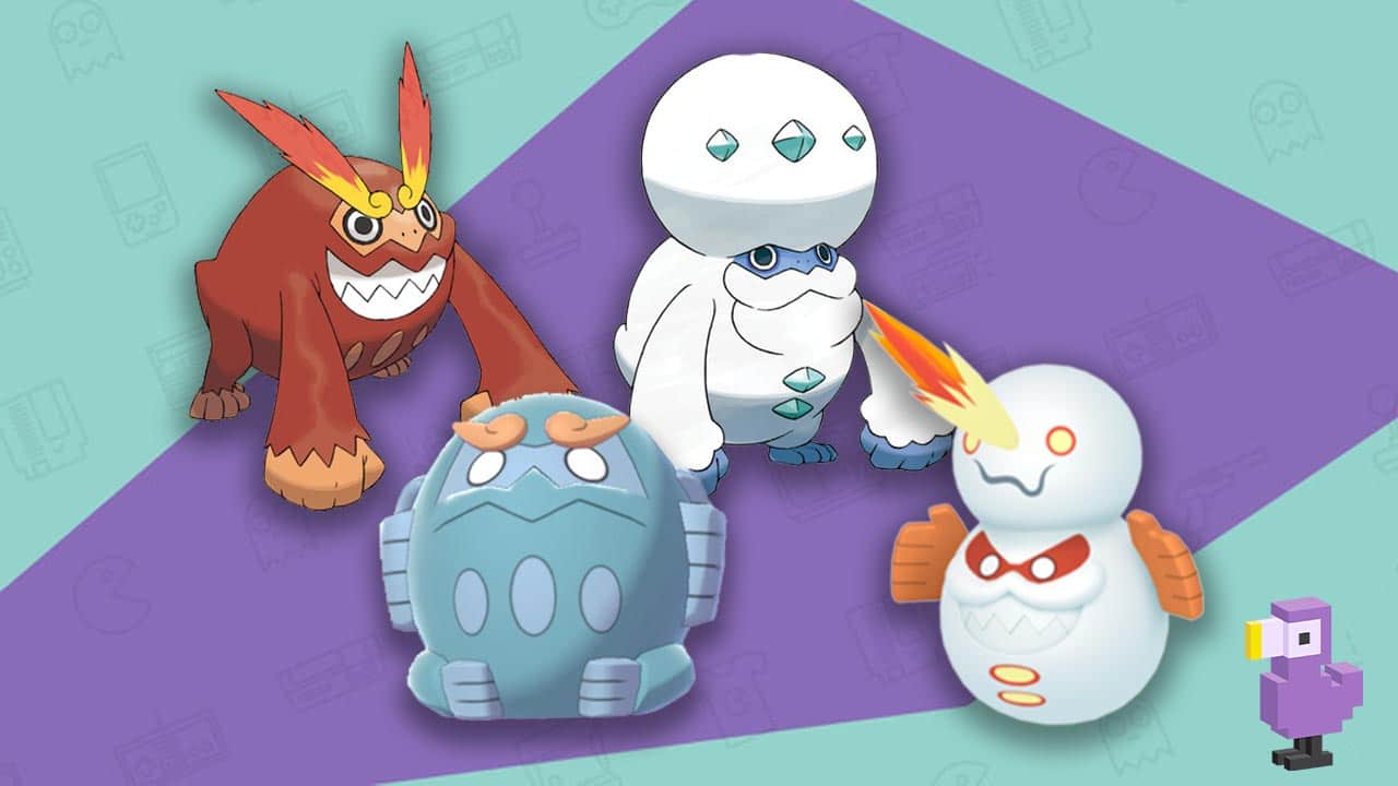 All psychic pokemon - Darmanitan