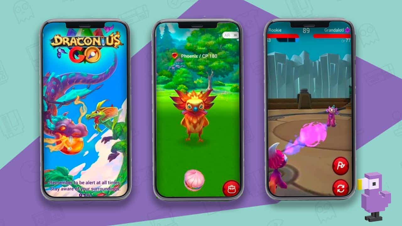 Draconius Go app - best apps like Pokemon go
