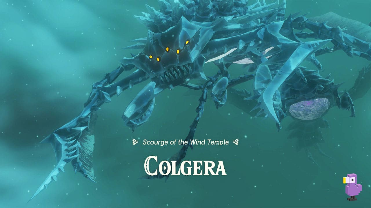 beat the Wind Temple boss in Zelda Tears Of The Kingdom Colgera