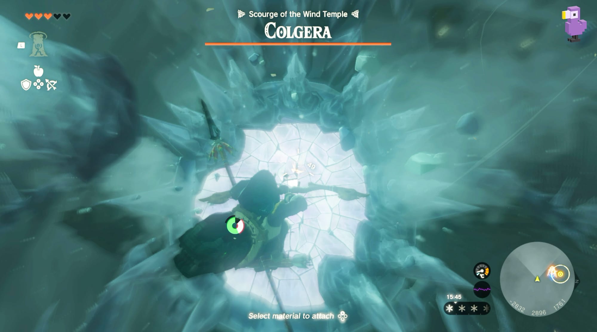 beat the Wind Temple boss in Zelda Tears Of The Kingdom shoot weak spots