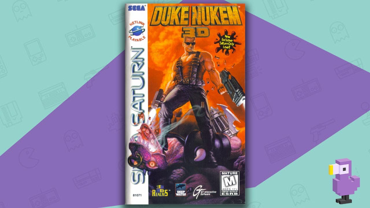 Duke Nukem 3D game case cover art 
