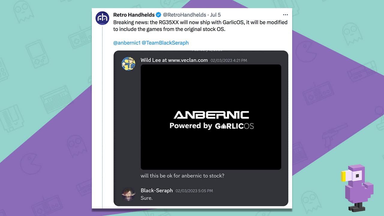 Garlic OS on Anbernic RG35XX