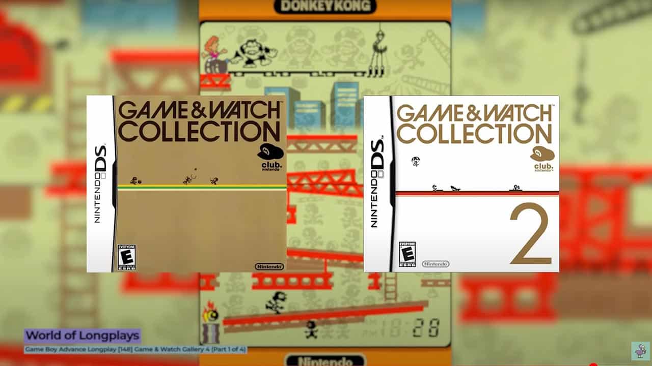 the history of Nintendo's Game & Watch handhelds - club nintendo releases