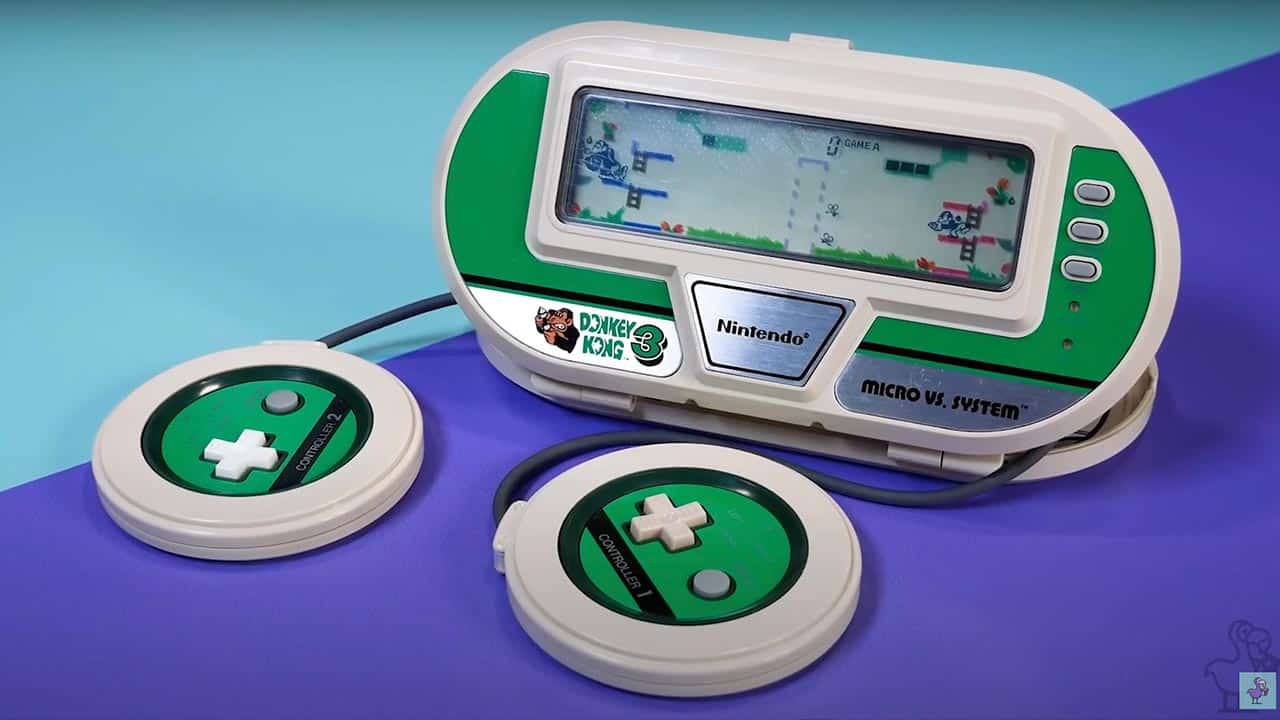 the history of Nintendo's Game & Watch handhelds - the micro vs system