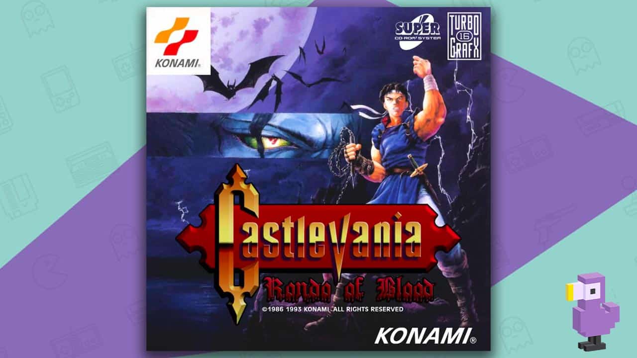 Castlevania: Rondo of Blood - game case cover art 