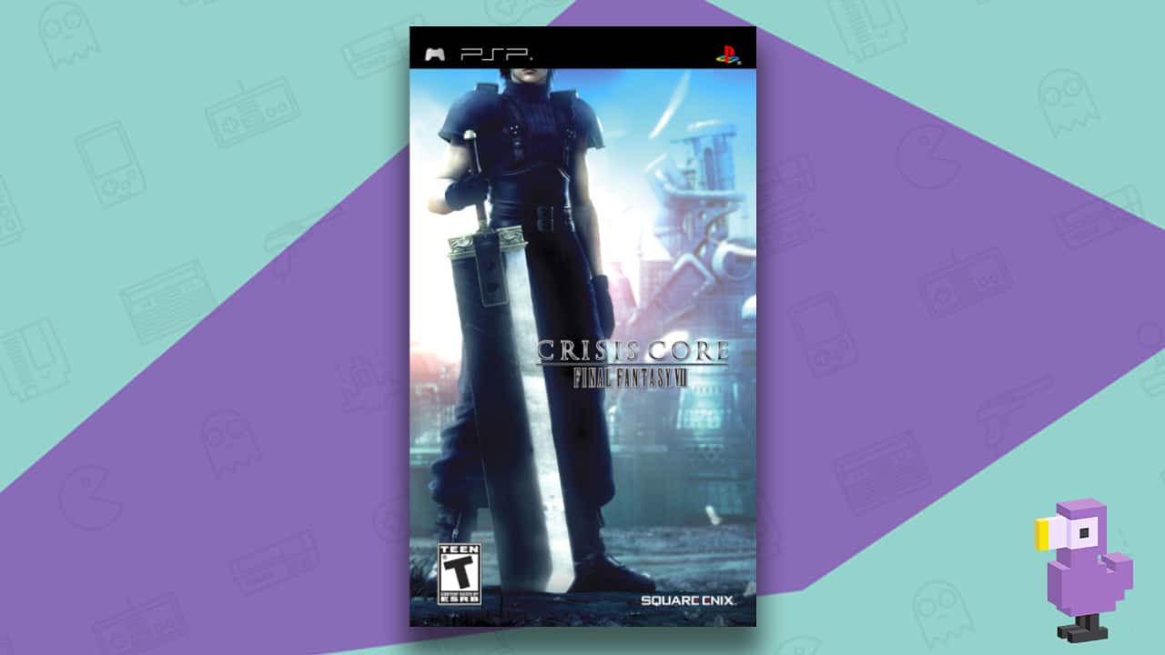 Crisis Core psp game case