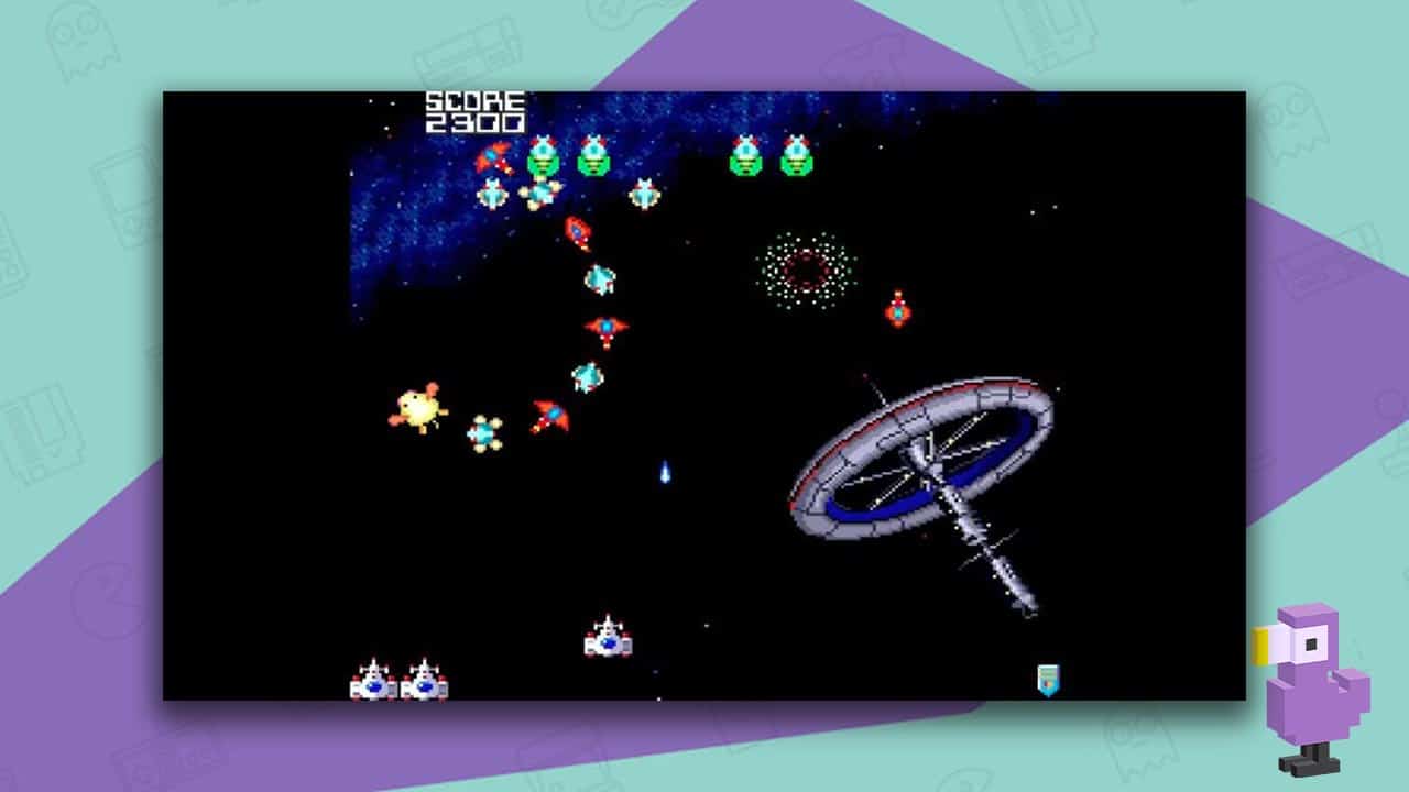 Galaga 88 gameplay