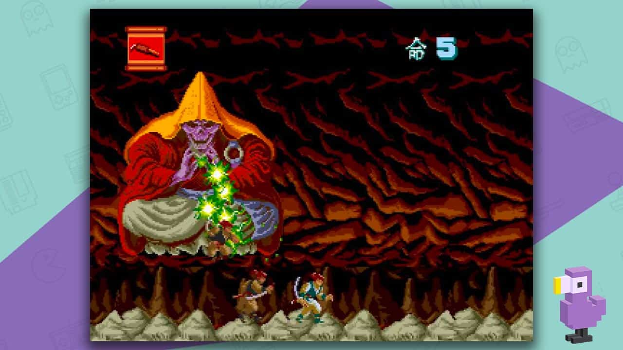ninja spirit pc engine gameplay