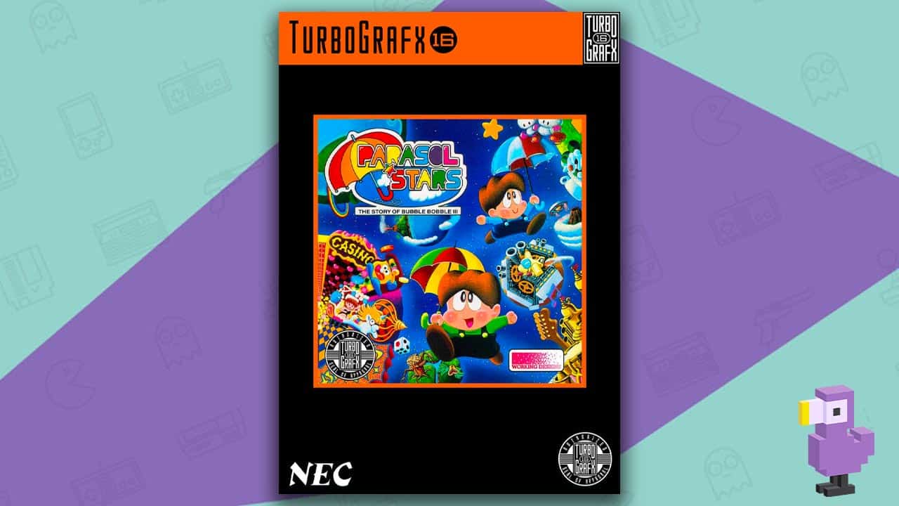 Parasol Stars game case NEC