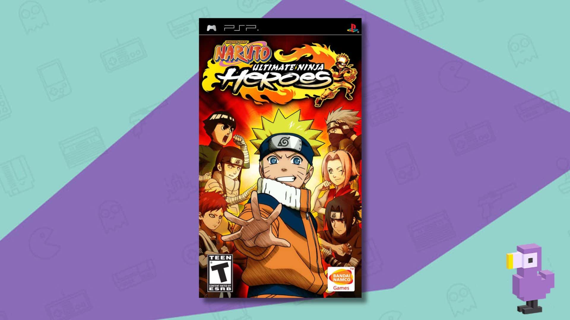 NARUTO ULTIMATE NINJA HEROES GAME CASE