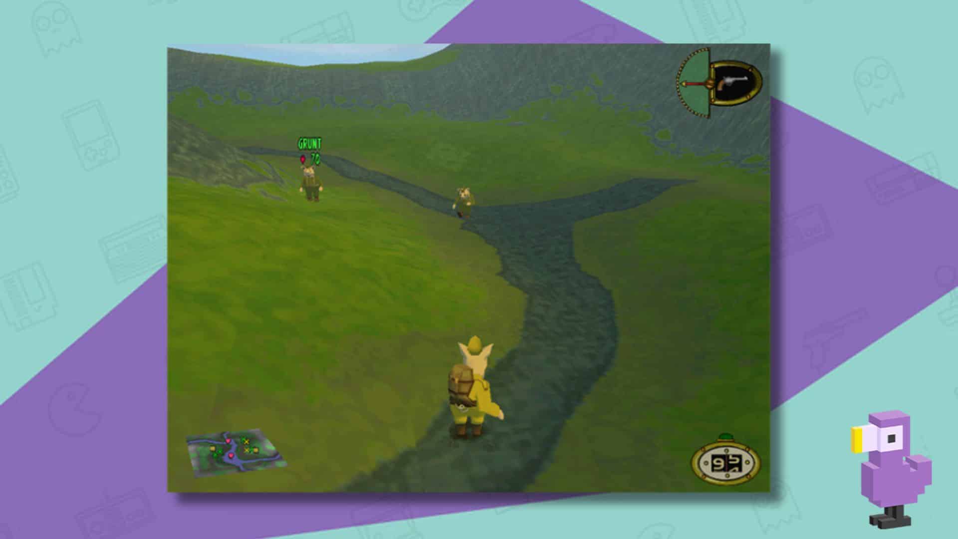 HOGS OF WAR PS1 GAME SCREENSHOT