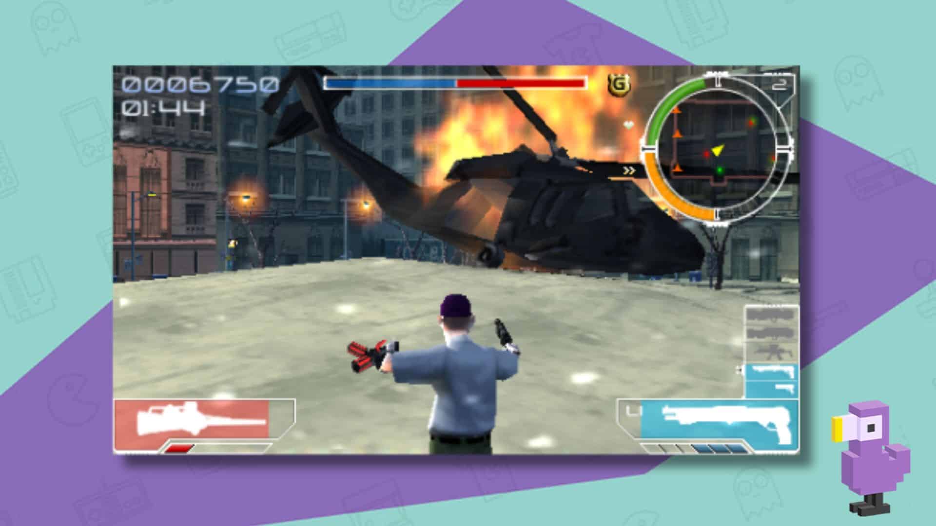 INFECTED SCREENSHOT MAN BLOWS UP HELICOPTER
