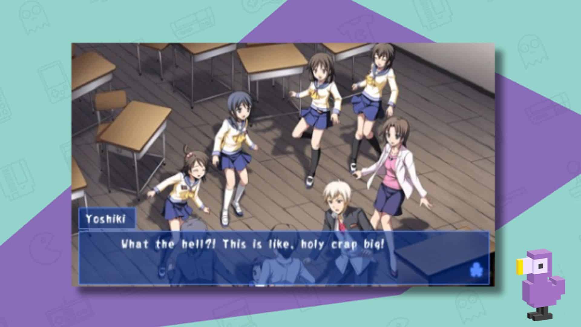 CORPSE PARTY SCREENSHOT SCHOOL KIDS REACT TO NEWS
