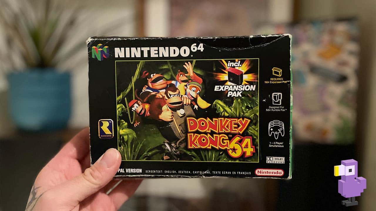 Donkey Kong 64 game box