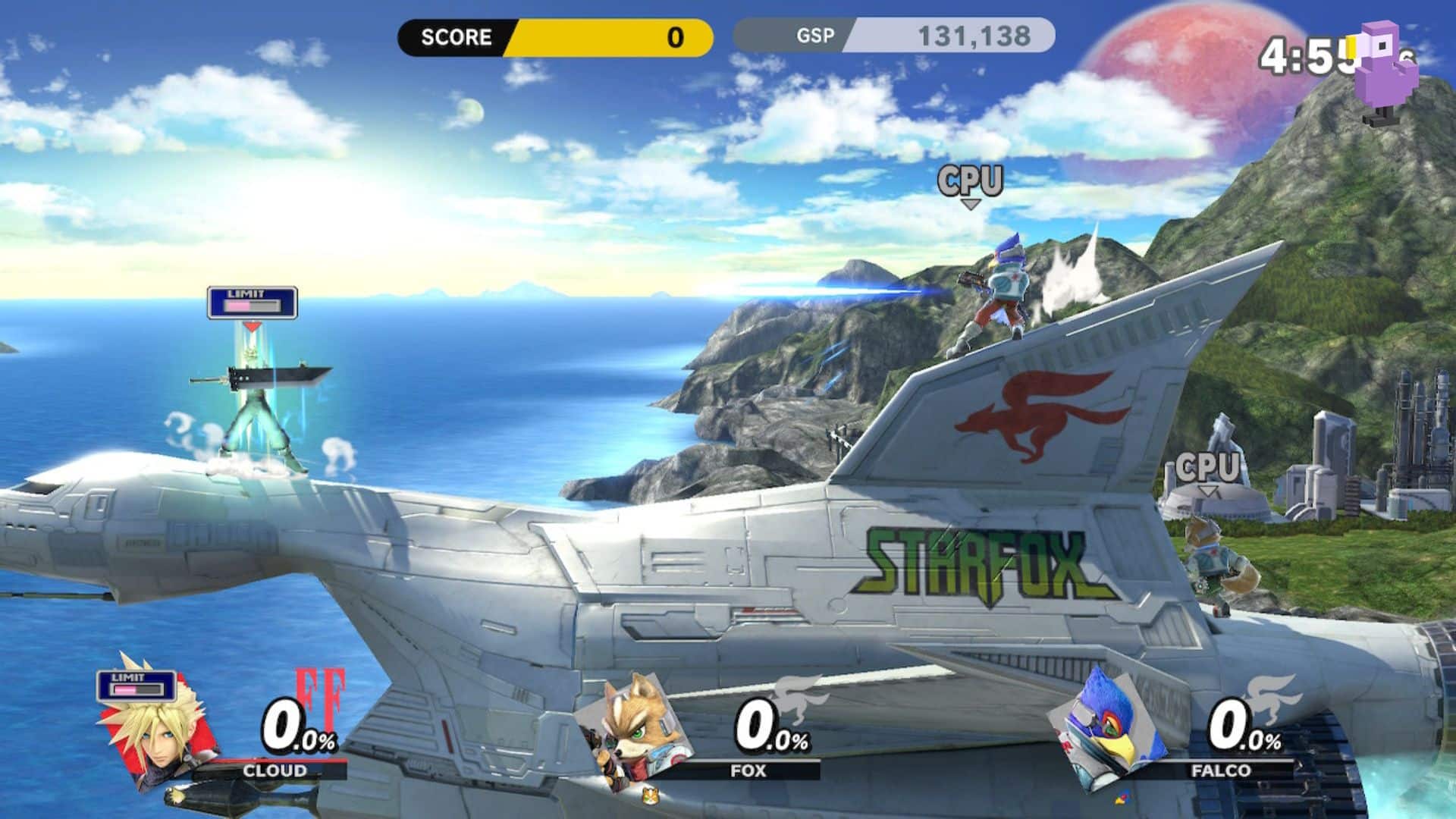 CLOUD CHARGES HIS LIMIT BREAK ON TOP OF A STARSHIP