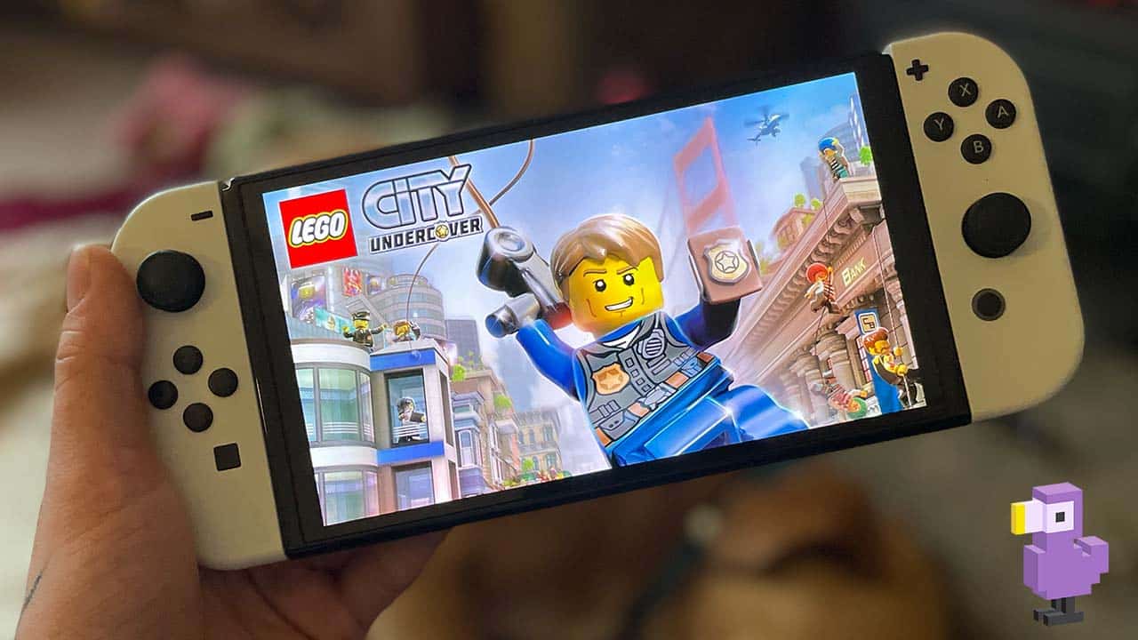 LEGO City Undercover on Seb's Nintendo Switch OLED with white Joycons