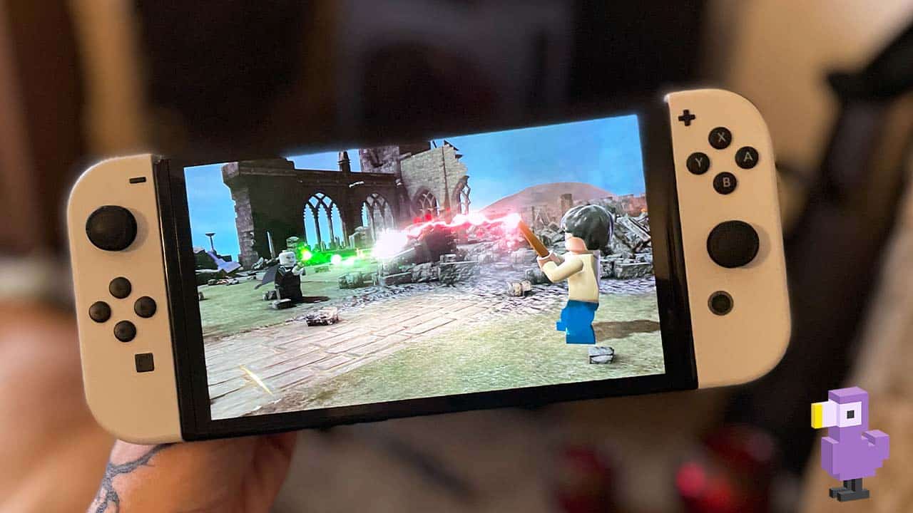 LEGO Harry Potter Collection on Seb's Nintendo Switch OLED with white Joycons