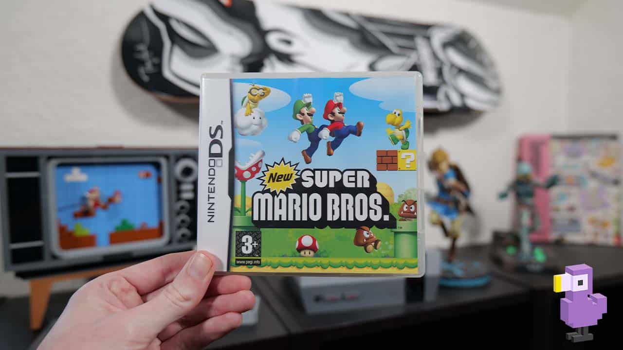 New Super Mario Bros game case cover art best selling Nintendo DS games