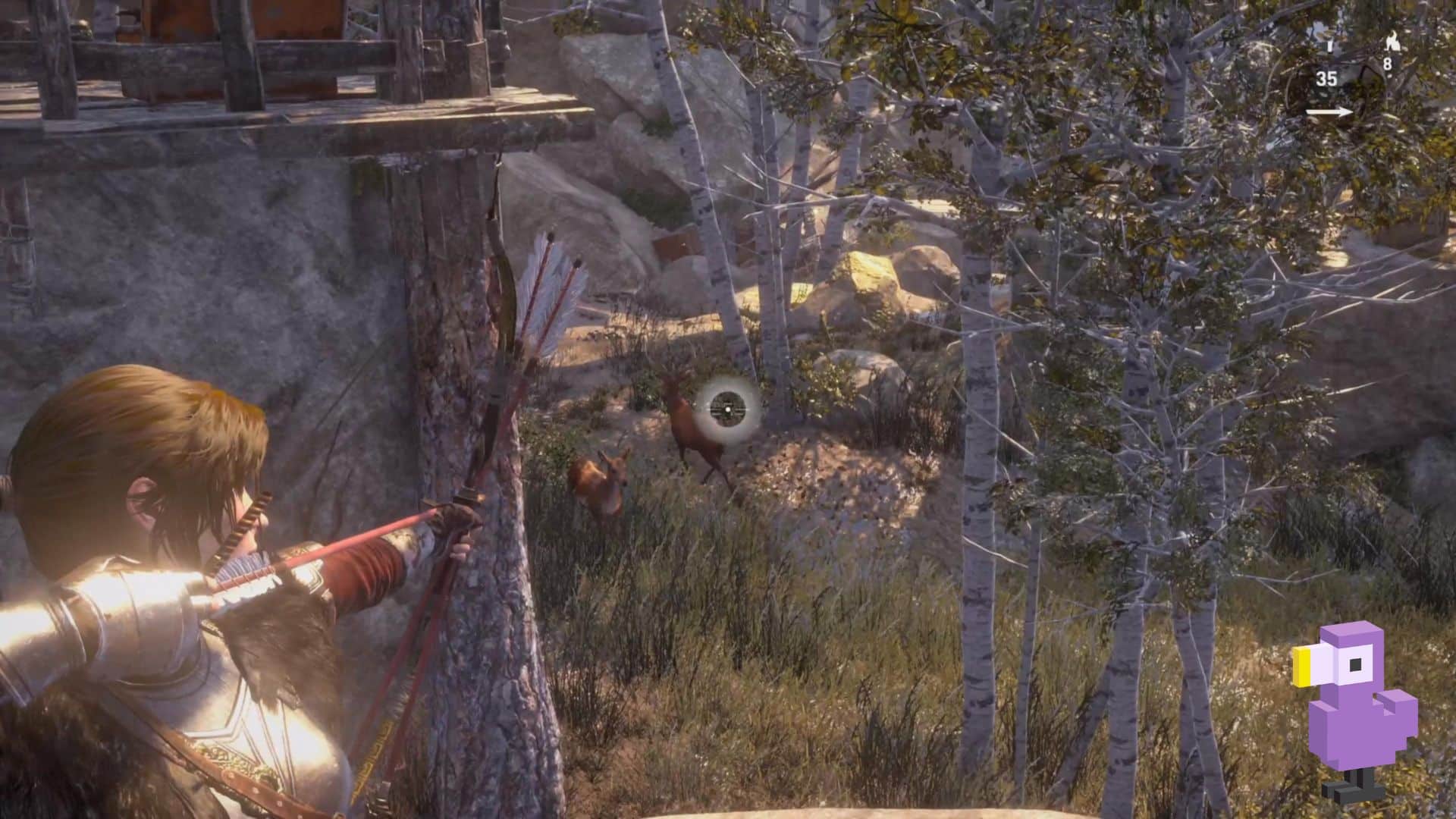 Rise of the Tomb Raider  gameplay (2015) best hunting games on PS4