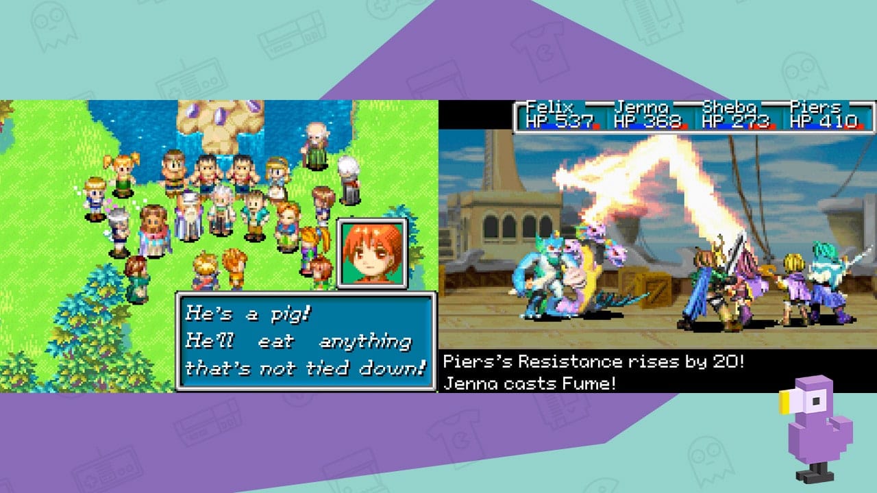 Golden Sun Series Arrives On Nintendo Switch - gameplay images
