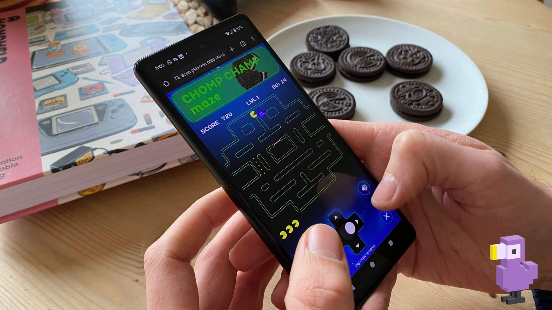 Oreo Pac-Man Cookies