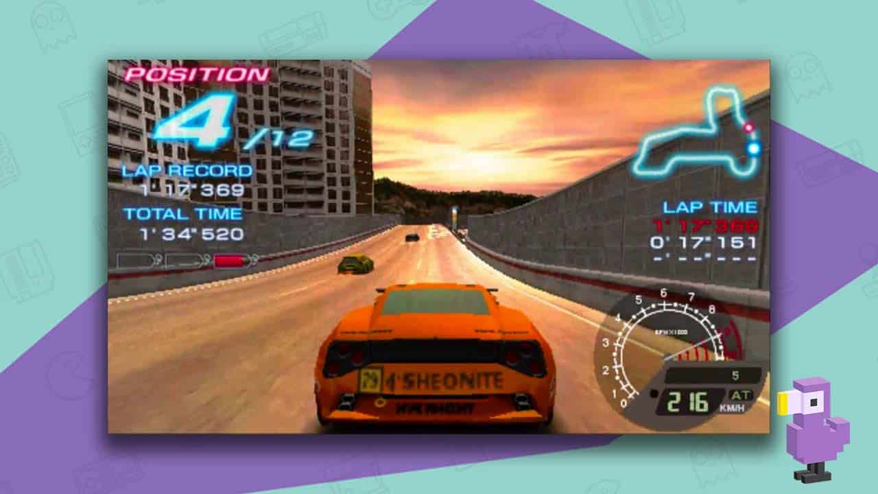 Ridge Racer PSP gameplay
