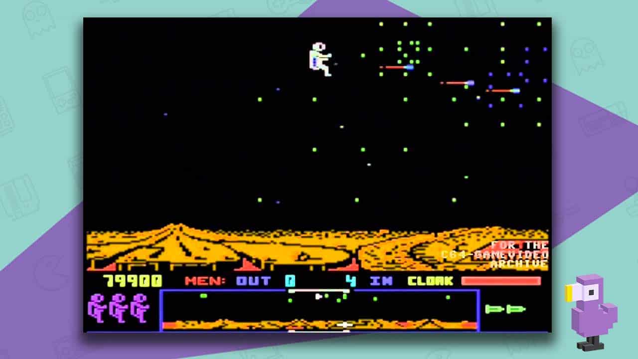 dropzone gameplay c64