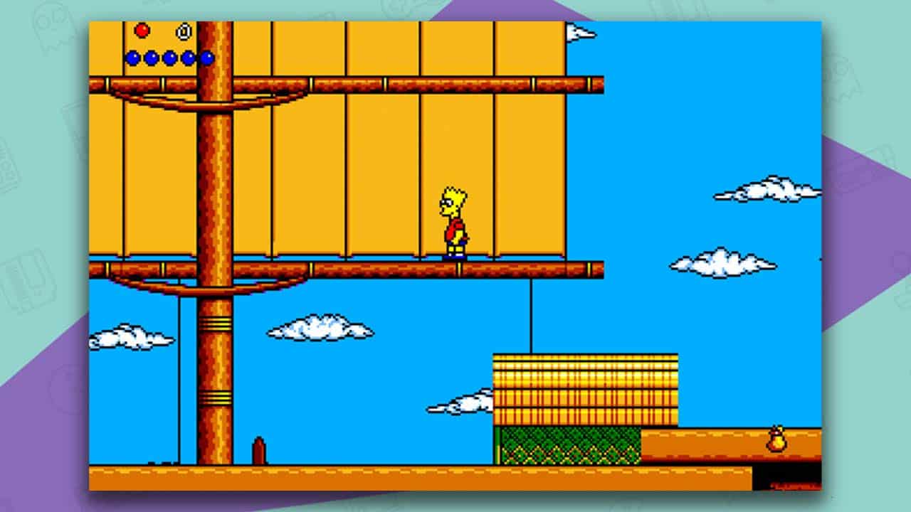 The Simpsons: Bart Vs. The World gameplay