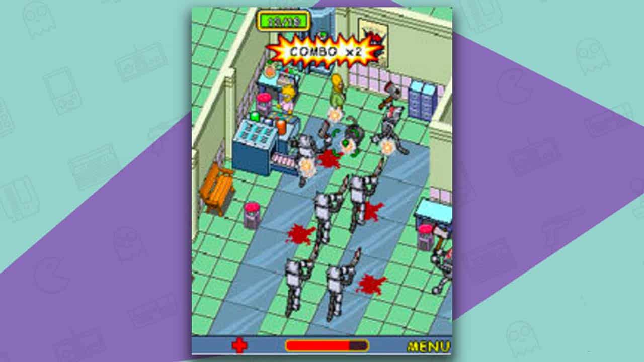 The Simpsons: Itchy & Scratchy Land gameplay