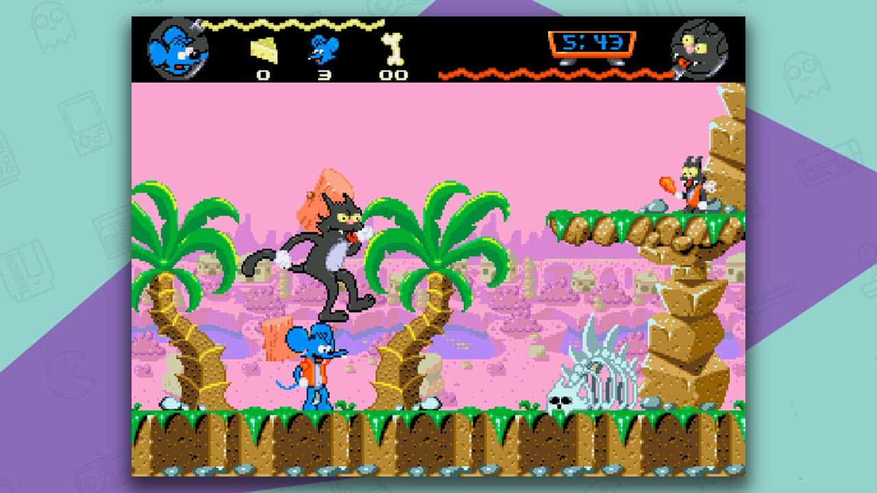 The Itchy & Scratchy Game gameplay