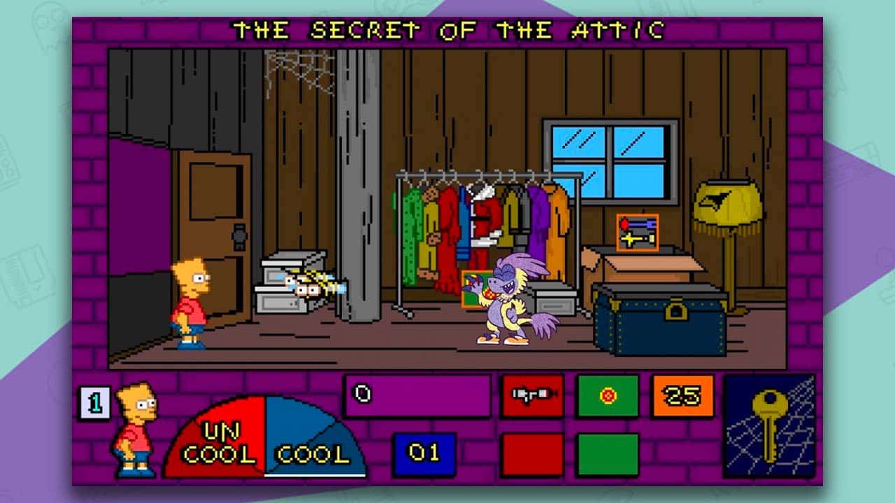 The Simpsons: Bart's House Of Weirdness gameplay