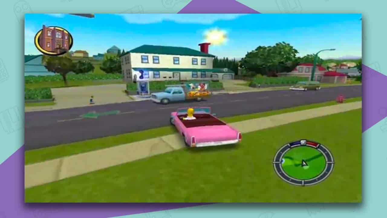 The Simpsons: Hit & Run gameplay