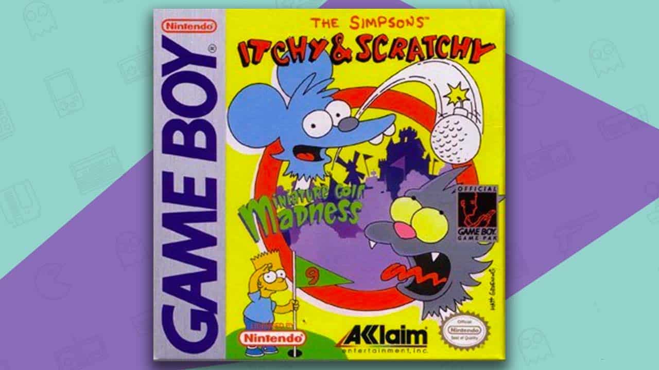 The Simpsons: Itchy & Scratchy In Miniature Golf Madness DMG box