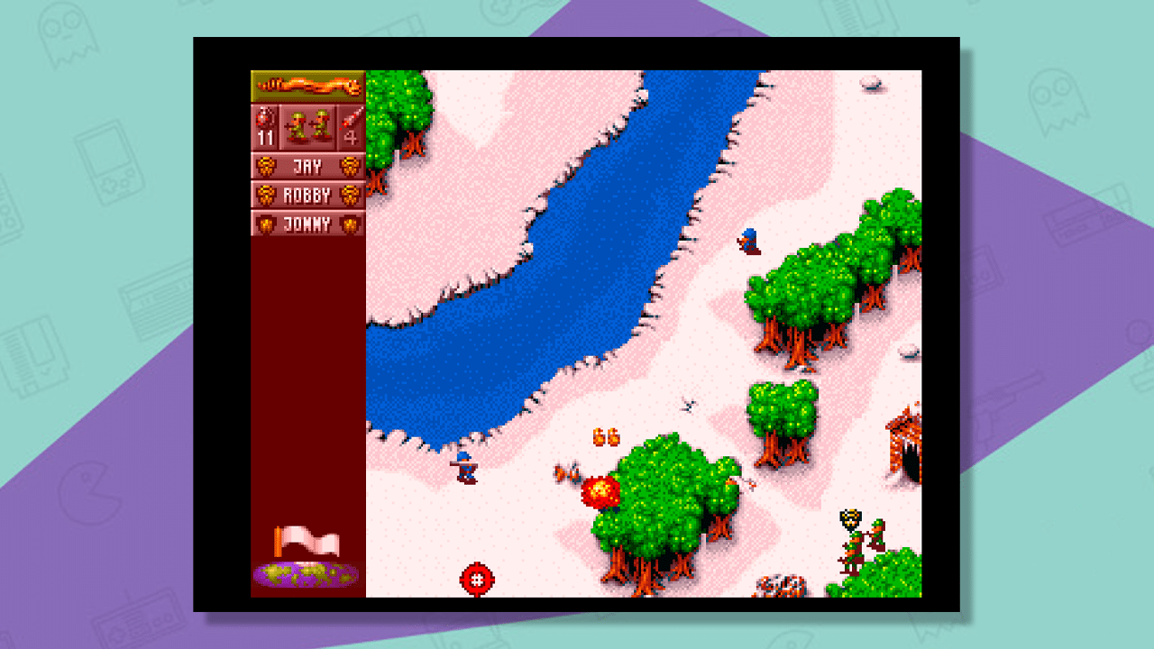 Cannon Fodder gameplay