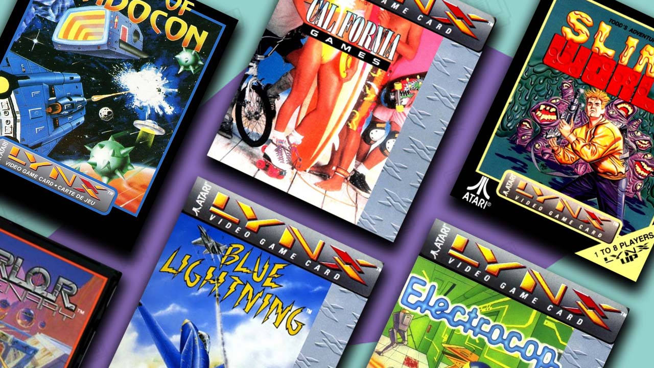 Cover art for the games heading into the Epyx collection handheld