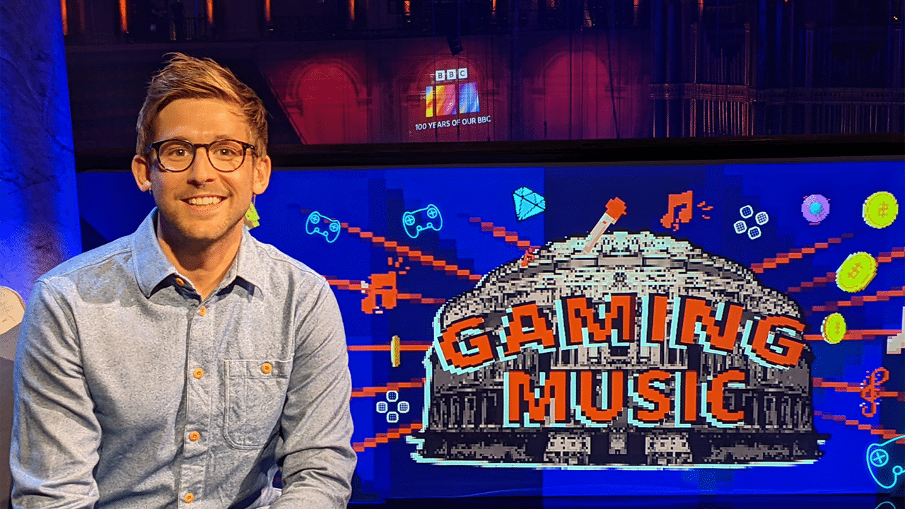 Steffan fronted the BBC Proms for 8-Bit to Infinity.