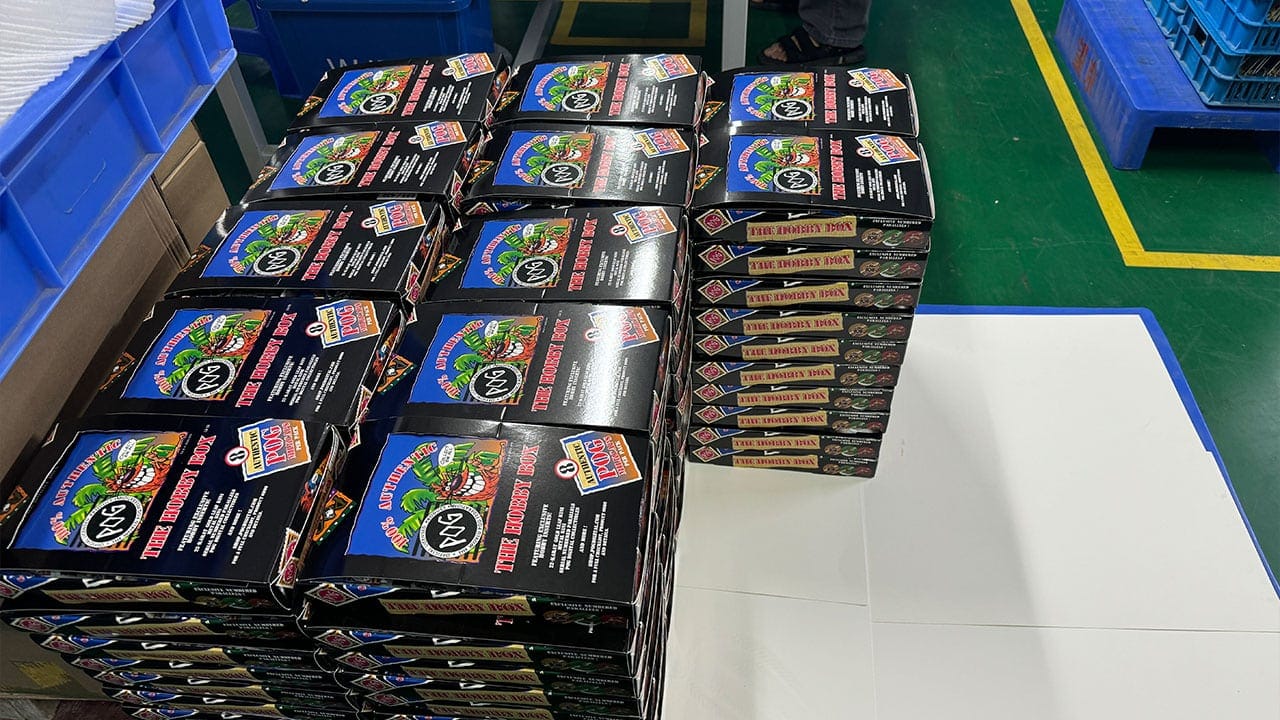 Hobby Boxes in the factory