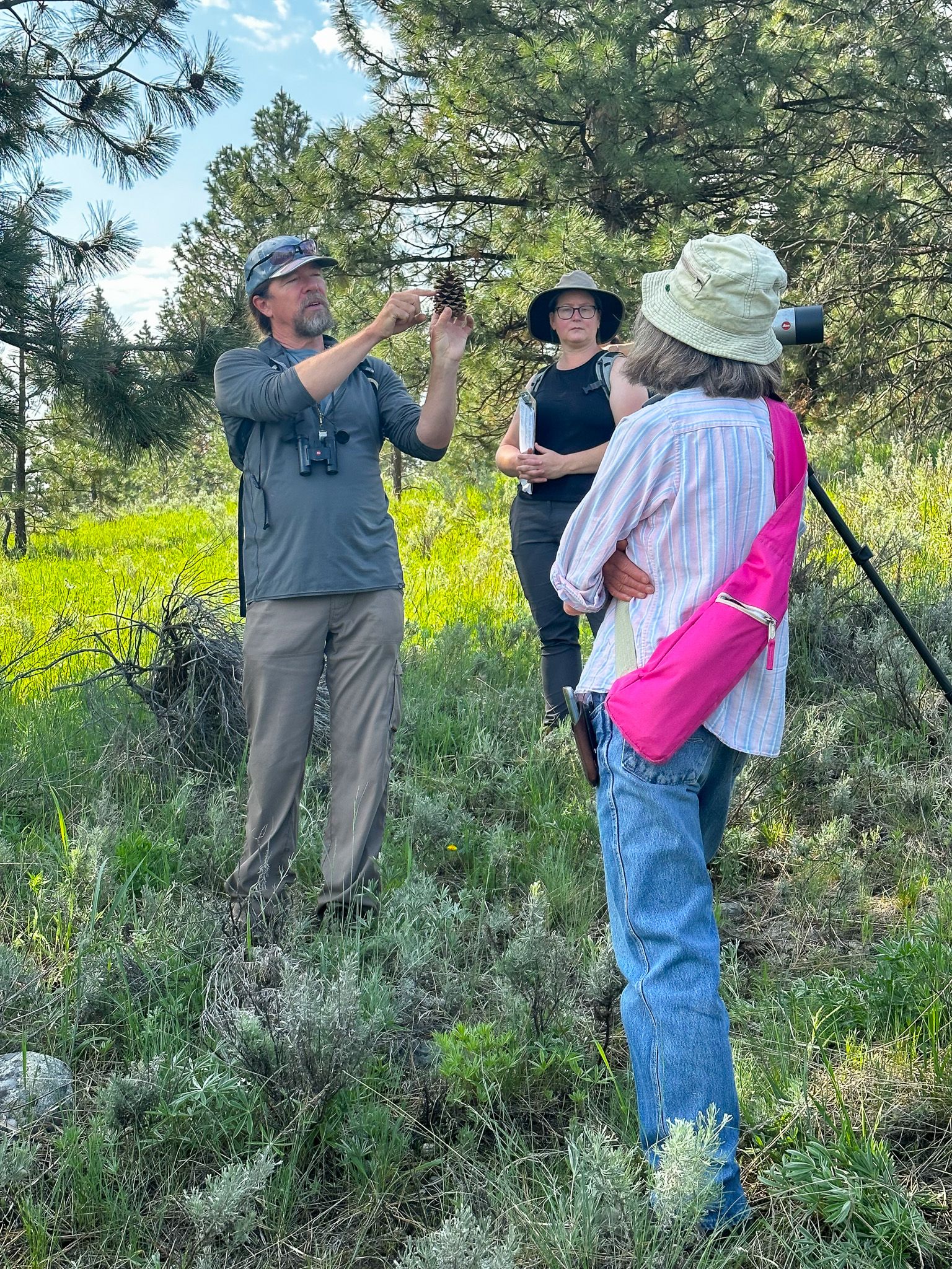nature walk at Barker Mountain Preserve
