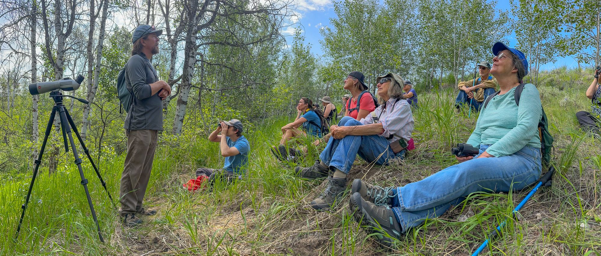 nature walk on Barker Mountain Preserve