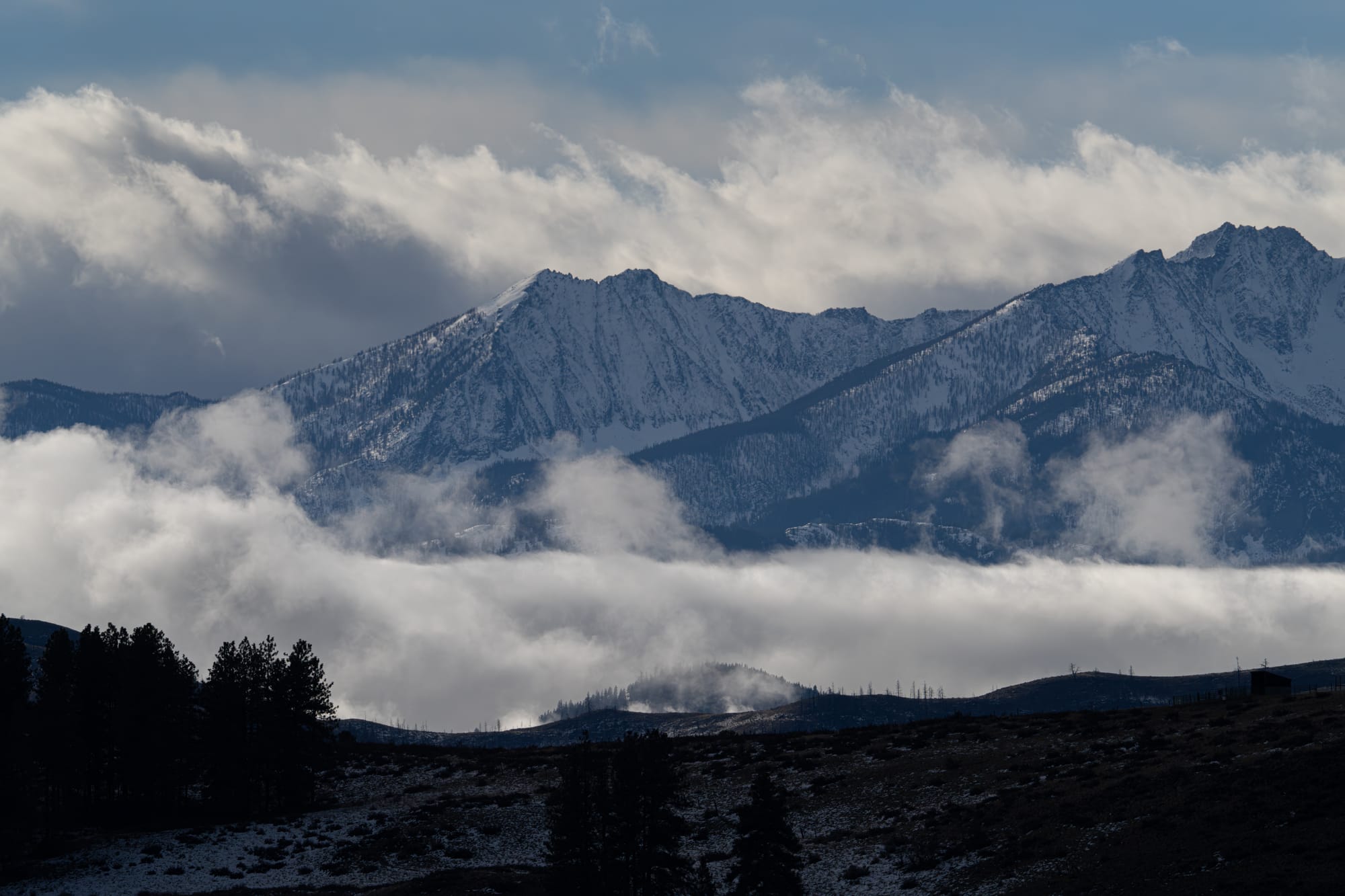 snowy peaks