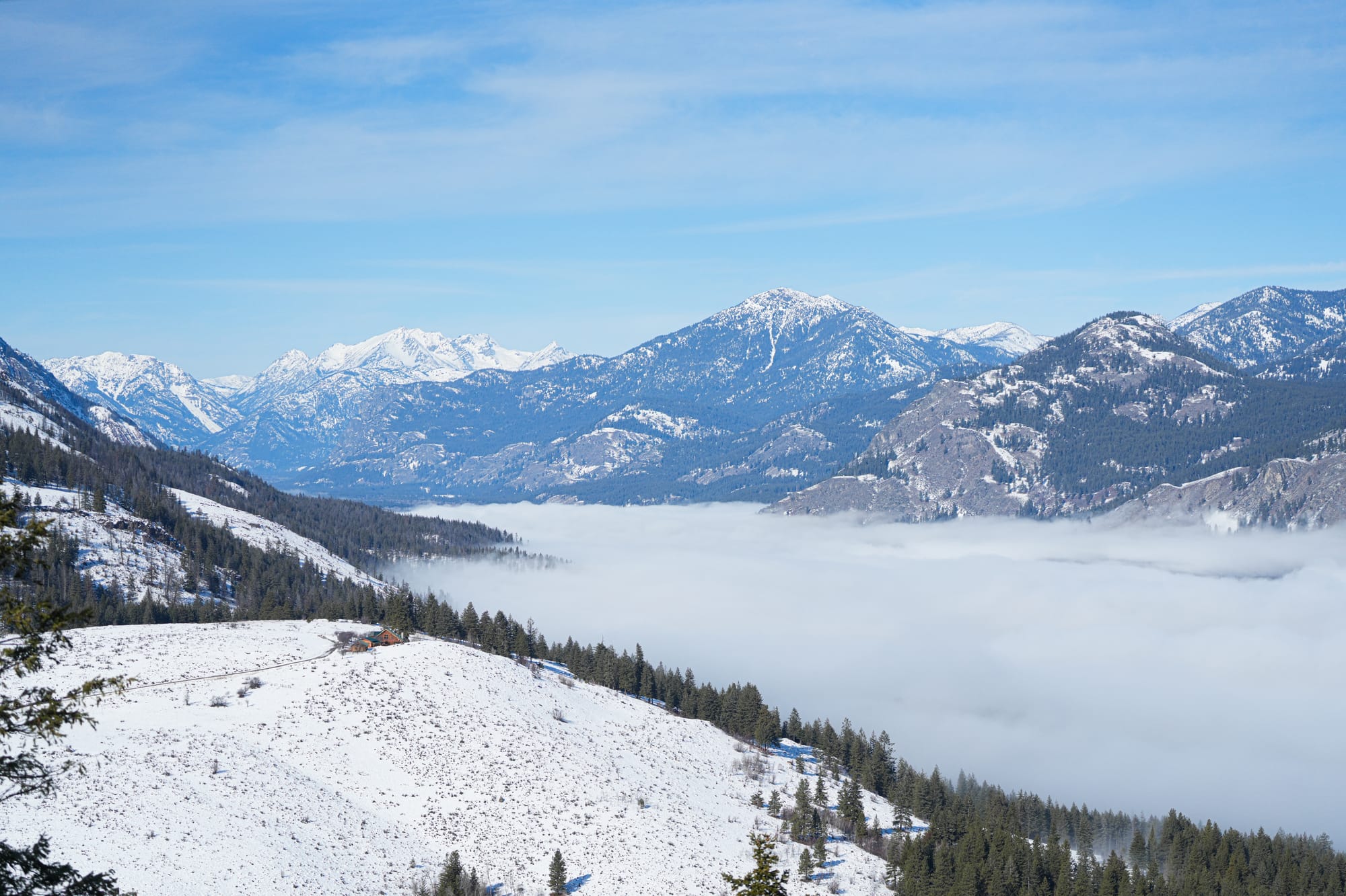 fog in valley